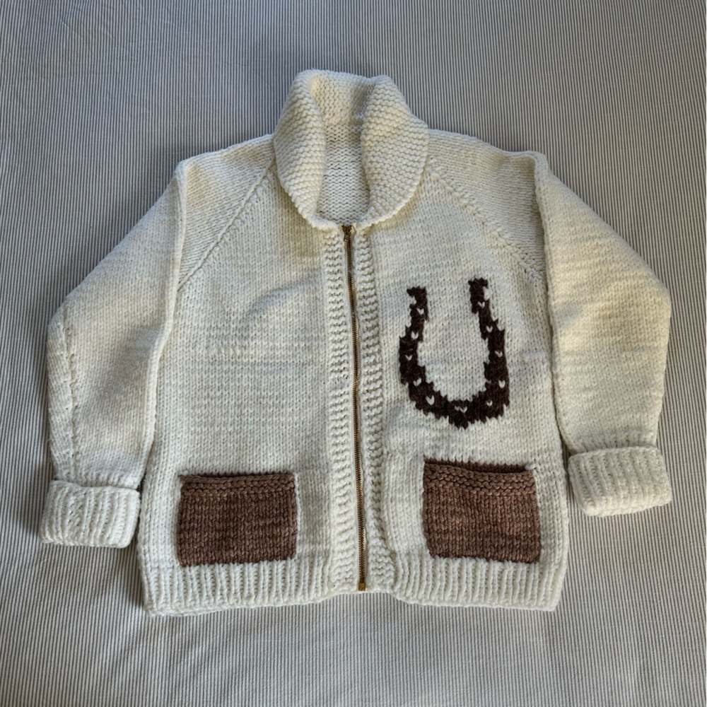 Vintage Horse Cowichan Sweater